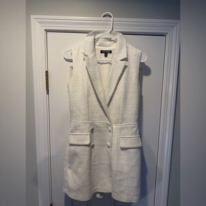 Steve Madden White Twill Romper - Size S